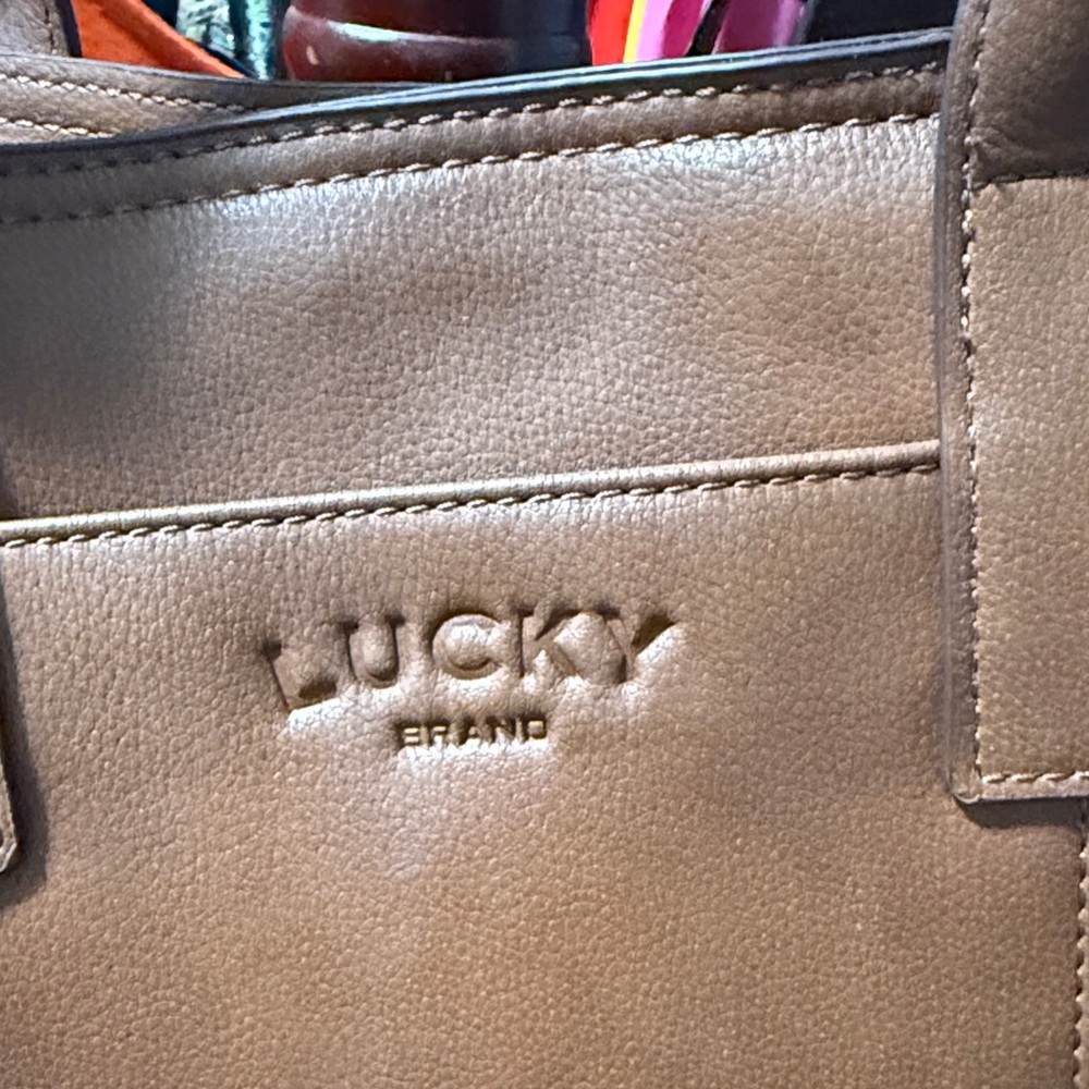 Lucky Brand Brown Tote Bag